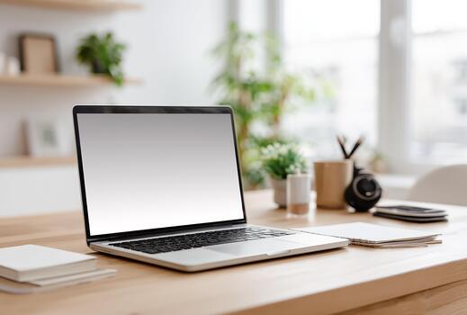 Laptop computer workspace